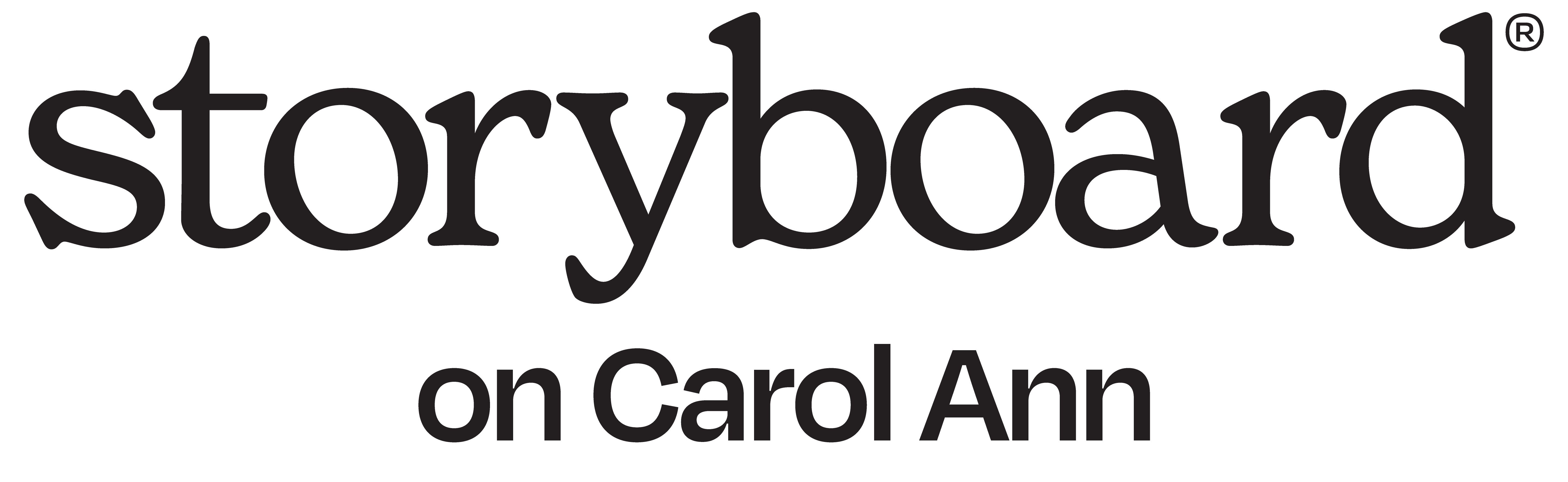 Storyboard on Carol Ann logo